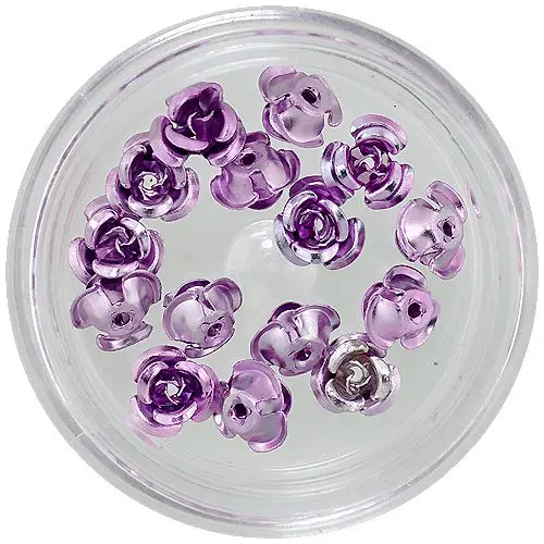 Svetlo vijoličaste keramične vrtnice