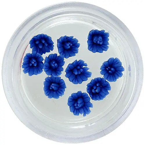Akrilne cvetlice - temno modre