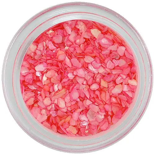 Drobci školjčnih lupin - svetlo rožnati
