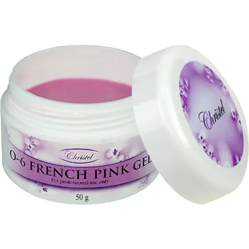 UV gel Christel - O-6 French Pink gel, 50 g