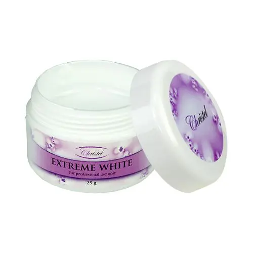 UV gel Christel - Extreme White gel, 25g 