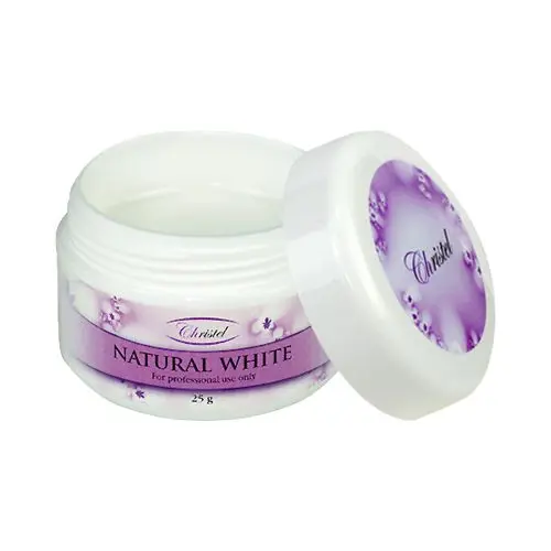 UV gel Christel - Natural White gel, 25g 