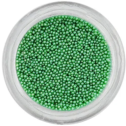 Perlice za nohte 0,5mm - metino zelene barve