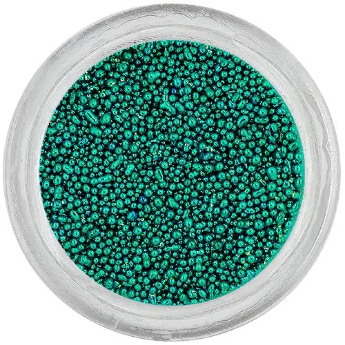 Perlice za nohte 0,5mm - modro-zelene