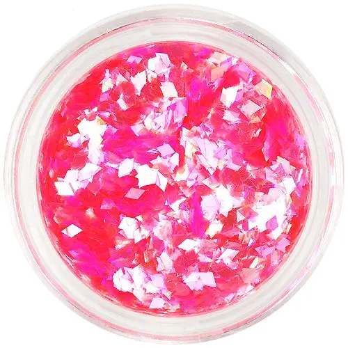 Fluorescentno rožnati diamantni konfeti