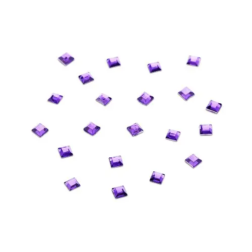 Kvadratni kamenčki - temno vijolični