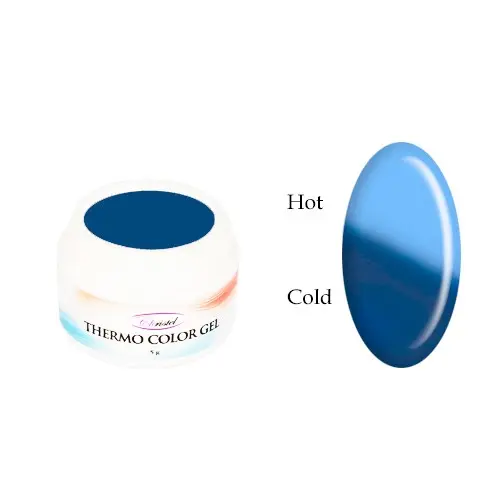 Barvni termo UV-gel - BLUE/LIGHT BLUE, 5g