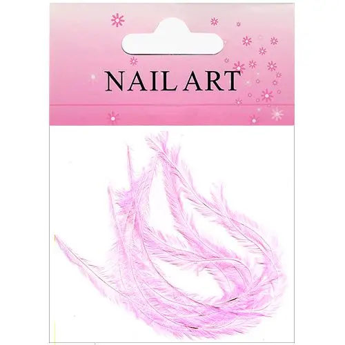 Svetlo roza peresa za nail art
